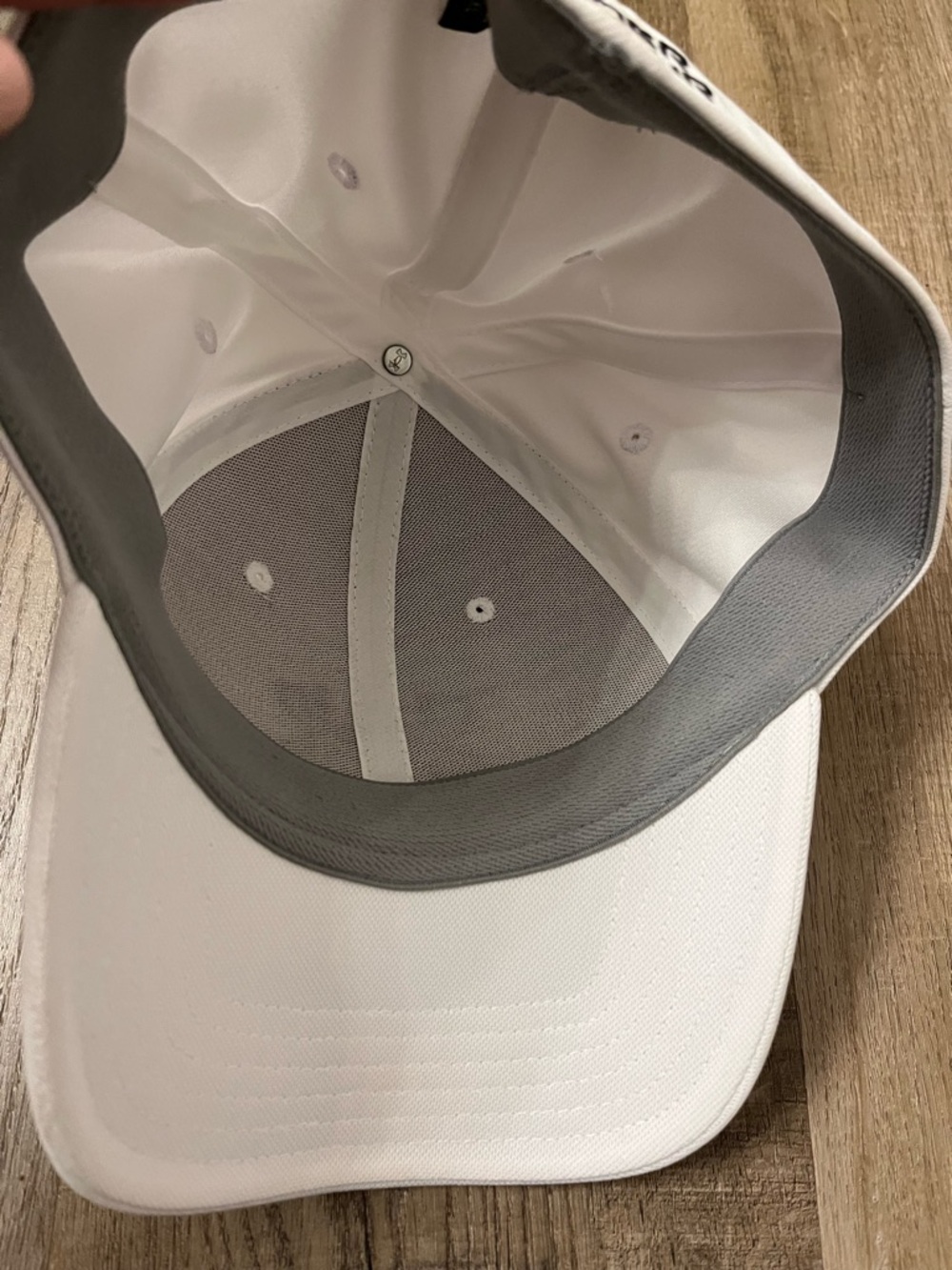 Under Armour Kids Two-Pack Baseball Caps in White and Rust - Picture 7 of 8
